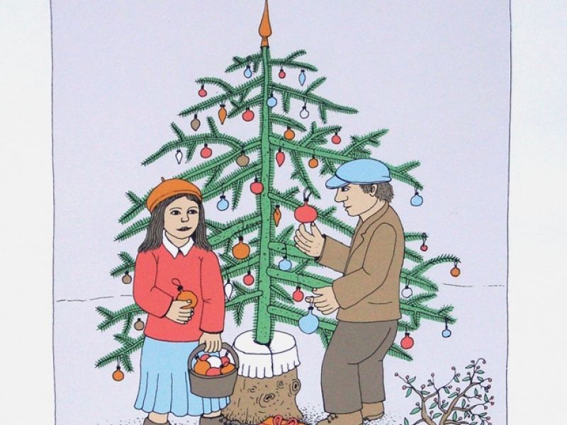 Children and Christmas Tree