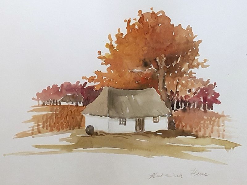 House under a tree