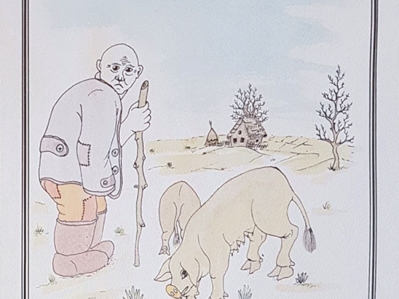 Čovjek sa svinjama (bez okvira)