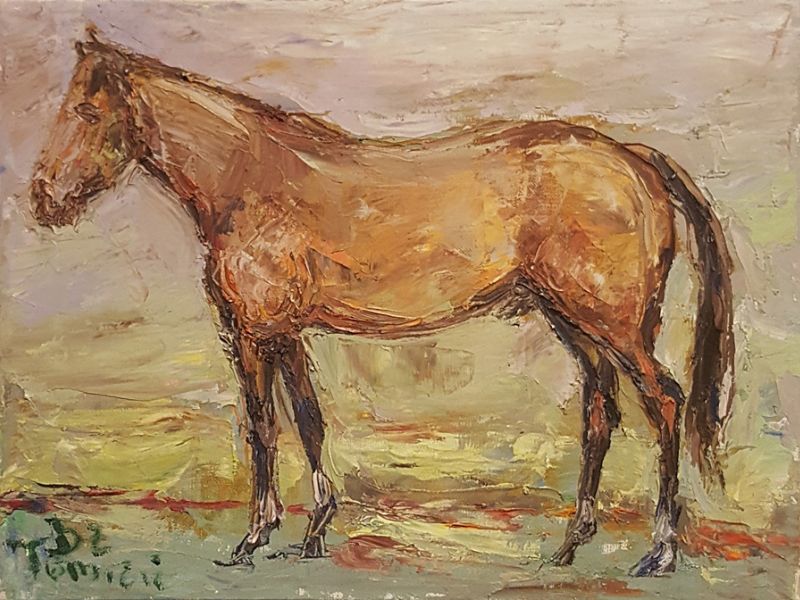 Smeđi konj - 62 (bez okvira)