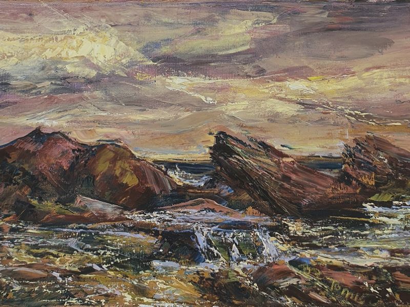 Stijene u suton (bez okvira)
