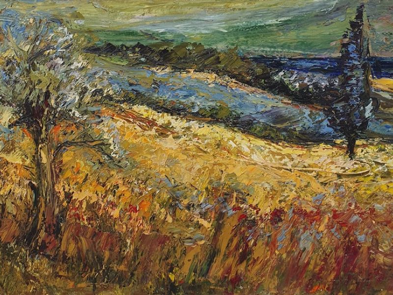 Primorski pejzaž 2004 (bez okvira)