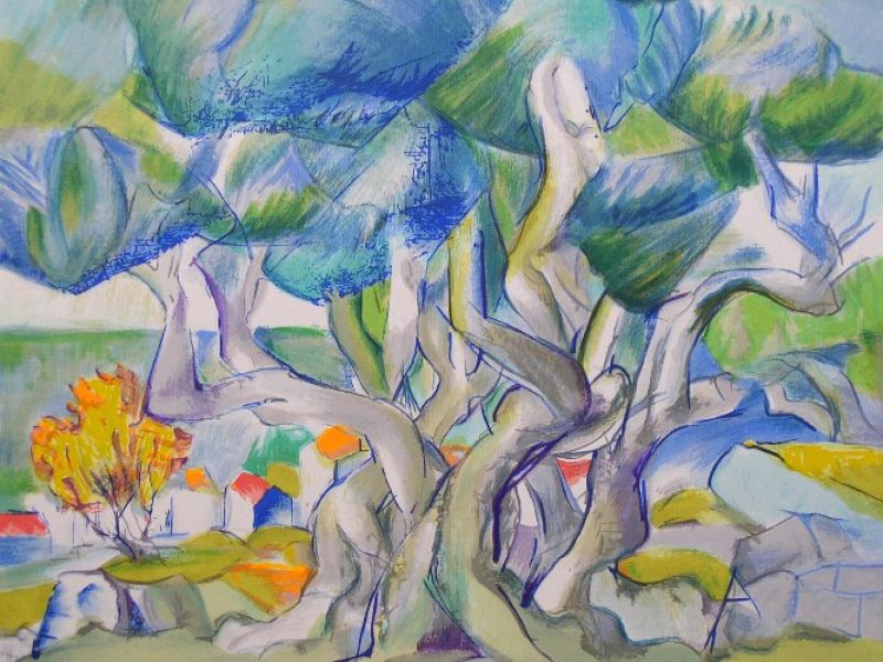 Veža G 35 V - Olive trees